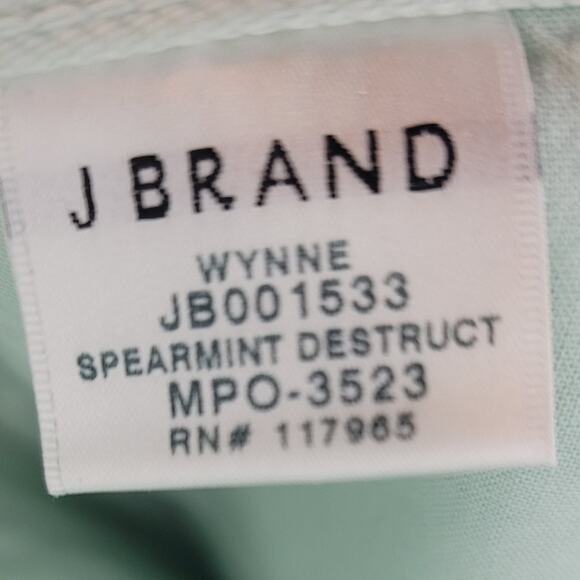J Brand Wynne Button Fly High-Rise Crop Straight Women's Jeans 29 NWT - Picture 7 of 8